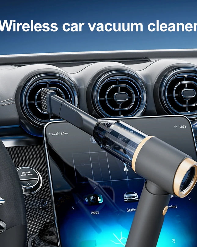 FGRYB Wireless Vacuum Cleaner - Powerful Suction for Home & Car