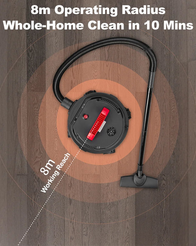 FGRYB 15L Dry/Wet Dust Vacuum Cleaner - Handheld, 4m Cord