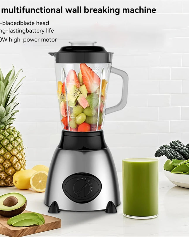 FGRYB 1.5L 850W Blender - Dual Blades, Ice Crusher & Juicer