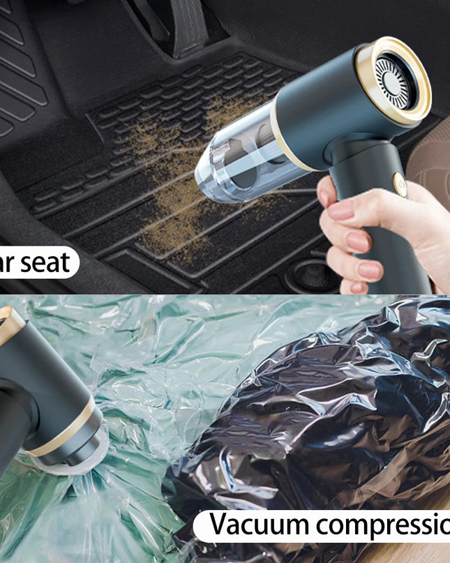 FGRYB Wireless Vacuum Cleaner - Powerful Suction for Home & Car