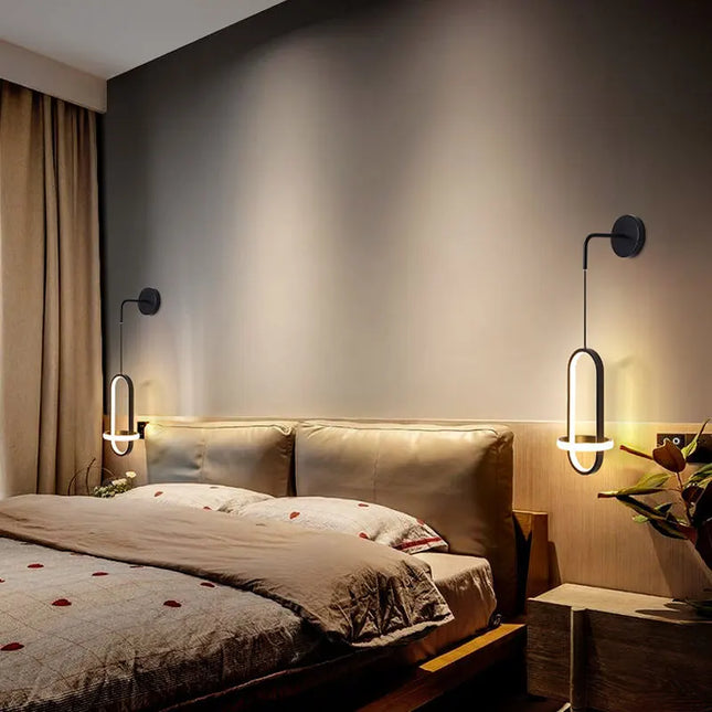 Minimalist LED Chandelier - Modern Pendant Light for Bedroom & Living Room