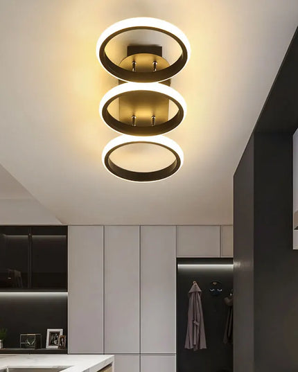 Modern LED Ceiling Lamp - Rectangular, Creative Design for Rooms