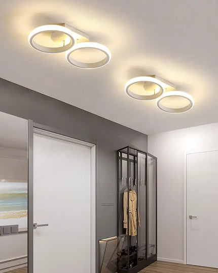 Modern LED Ceiling Lamp - Rectangular, Creative Design for Rooms