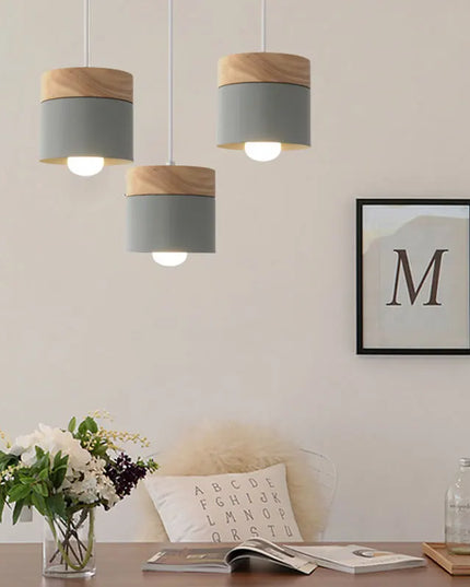 Nordic Minimalist E27 LED Chandelier - Modern Macarons Design Light