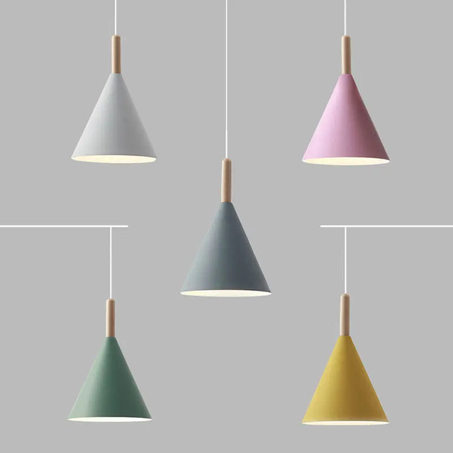 Modern E27 Pendant Lights - Colorful Hanging Lamp for Home Decor