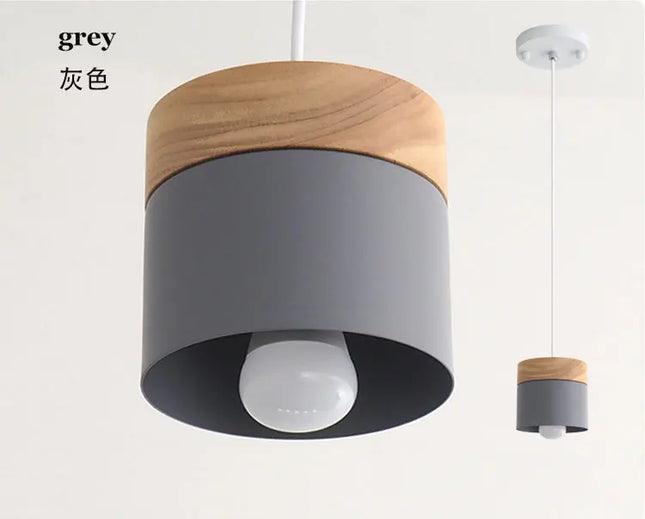 Nordic Minimalist E27 LED Chandelier - Modern Macarons Design Light
