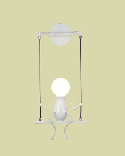 Creative Iron Wall Sconce Lamp - LED Light for Kids' Room
