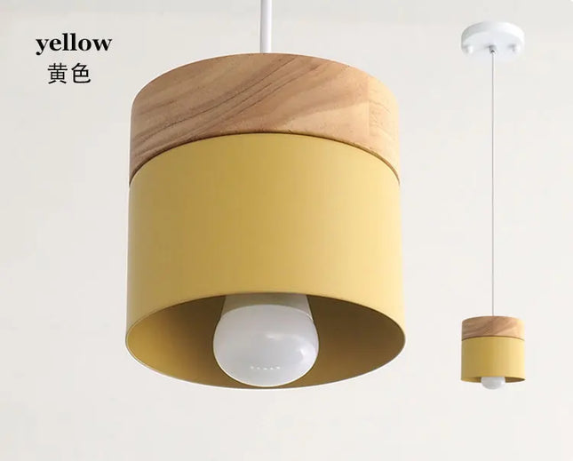 Nordic Minimalist E27 LED Chandelier - Modern Macarons Design Light