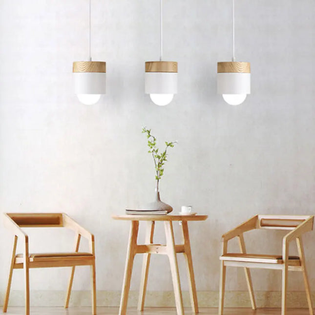 Nordic Minimalist E27 LED Chandelier - Modern Macarons Design Light