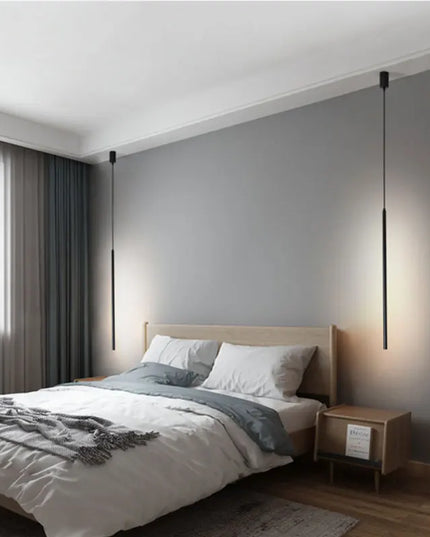 Minimalist LED Chandelier - Modern Pendant Light for Bedroom & Living Room