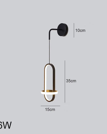 Minimalist LED Chandelier - Modern Pendant Light for Bedroom & Living Room