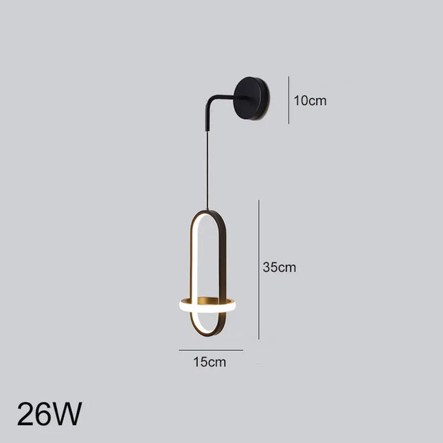 Minimalist LED Chandelier - Modern Pendant Light for Bedroom & Living Room