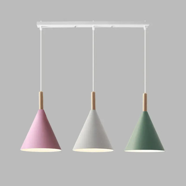 Modern E27 Pendant Lights - Colorful Hanging Lamp for Home Decor