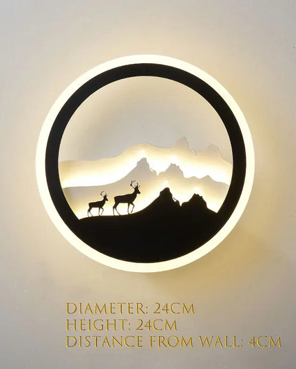 Modern Nordic Wall Lamp - Luxurious LED Lighting for Living Rooms