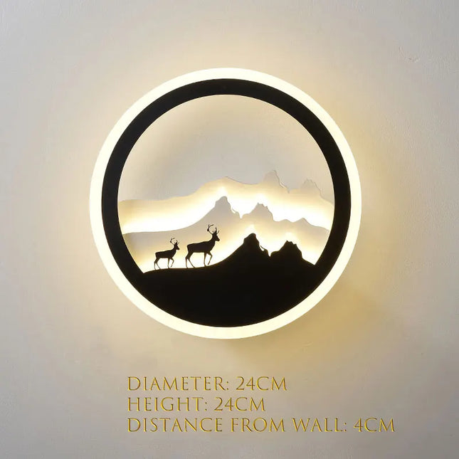 Modern Nordic Wall Lamp - Luxurious LED Lighting for Living Rooms