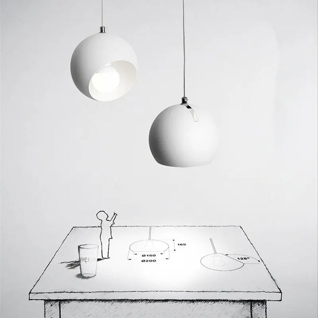 Modern Nordic Chandelier - Adjustable Bedroom & Dining Room Lamp