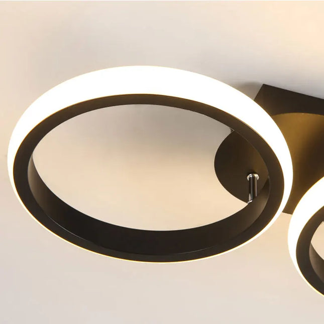 Modern LED Ceiling Lamp - Rectangular, Creative Design for Rooms