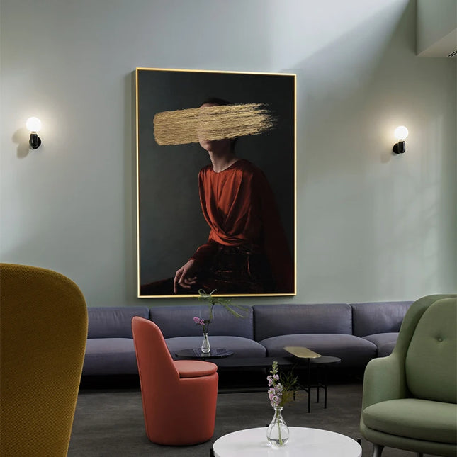 Vintage Women Figure Canvas Art Poster - Modern Home Decor Print