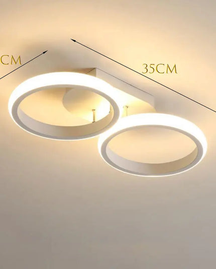 Modern LED Ceiling Lamp - Rectangular, Creative Design for Rooms