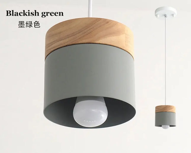 Nordic Minimalist E27 LED Chandelier - Modern Macarons Design Light