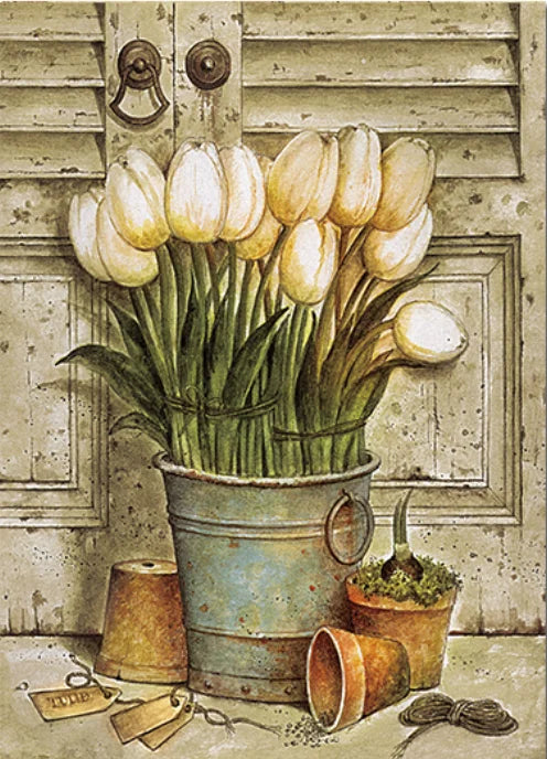 European Retro Flower Canvas Prints - Vintage Wall Art for Home Decor