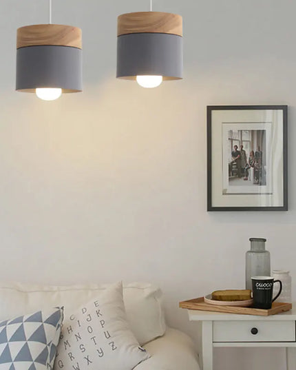 Nordic Minimalist E27 LED Chandelier - Modern Macarons Design Light