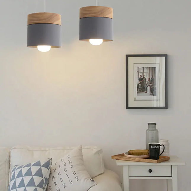 Nordic Minimalist E27 LED Chandelier - Modern Macarons Design Light