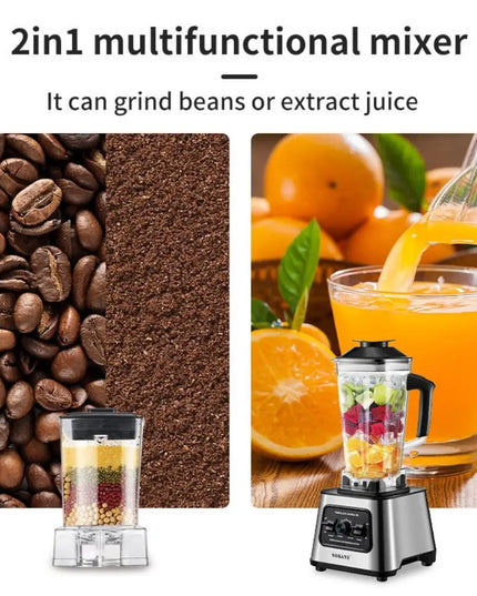Sokany 2.5L Multifunctional Blender - High-Power 6000W Ice Crusher