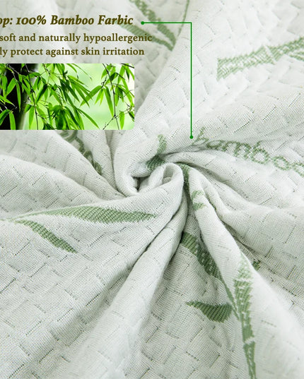 Anqianny Waterproof Bamboo Mattress Cover - Cooling, Deep Pocket Design