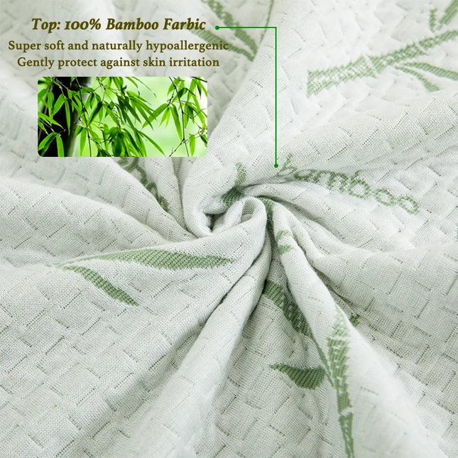Anqianny Waterproof Bamboo Mattress Cover - Cooling, Deep Pocket Design
