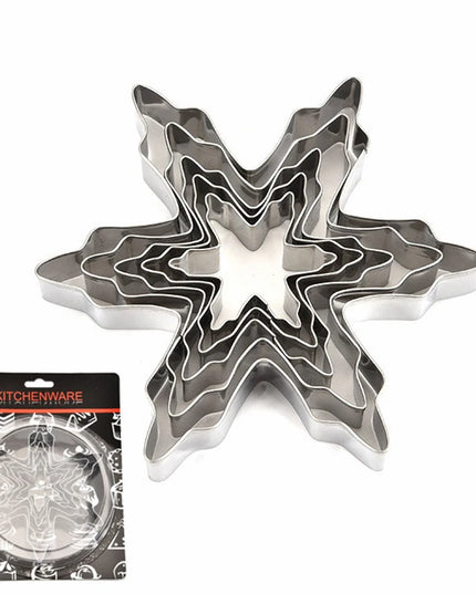 DIY Baking Tool Set - 12/6/5/4 Pcs Stainless Steel Biscuit Molds