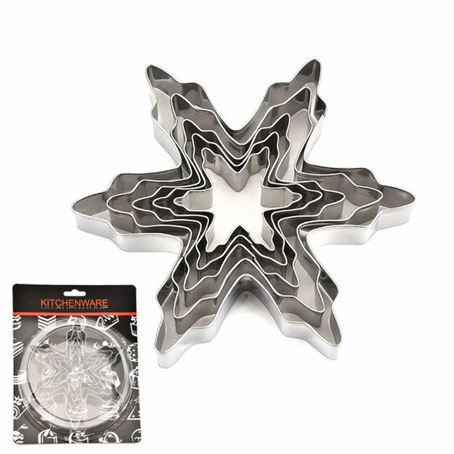 DIY Baking Tool Set - 12/6/5/4 Pcs Stainless Steel Biscuit Molds