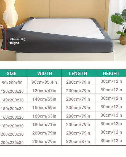 Anqianny Stretchable Bed Skirt - Ultra-Soft, Non-Slip, Machine Washable