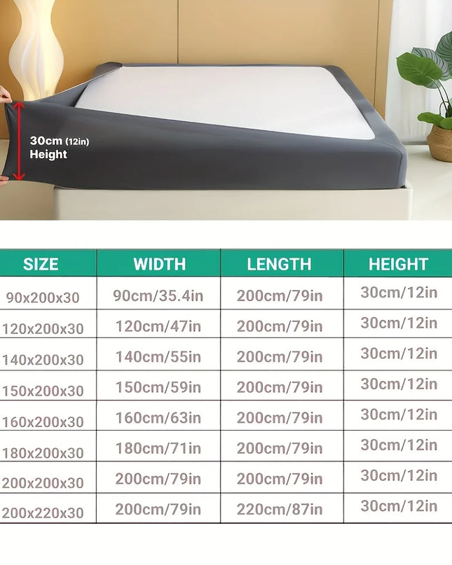 Anqianny Stretchable Bed Skirt - Ultra-Soft, Non-Slip, Machine Washable