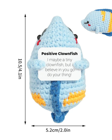 Positive Crochet Bee Miniature Decor - Kawaii Fruit & Vegetable Ornament