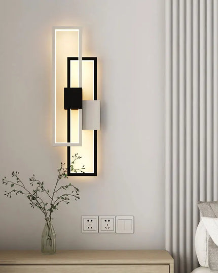 Modern Square Wall Lamp - Stylish Design for Bedroom & Living Room