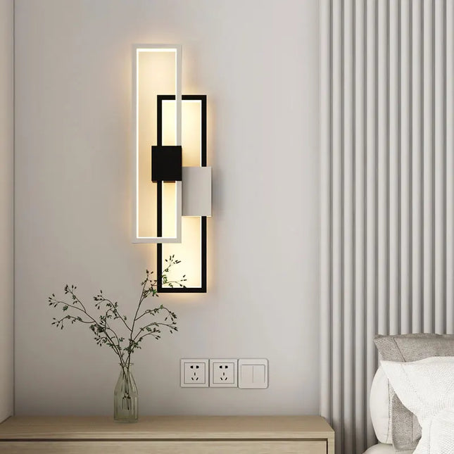 Modern Square Wall Lamp - Stylish Design for Bedroom & Living Room