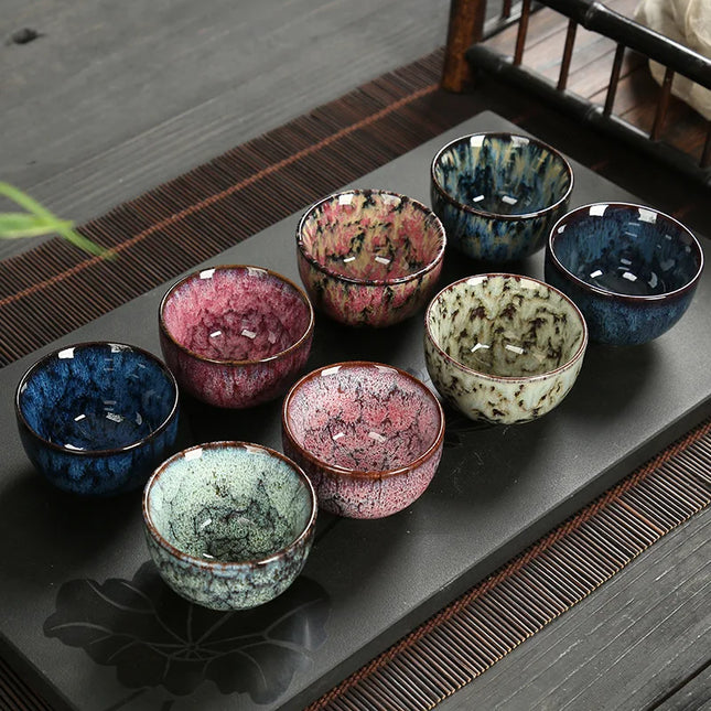 60ML Mini Tea Bowl Ceramic Gradient Color 
Espresso Coffee Cups