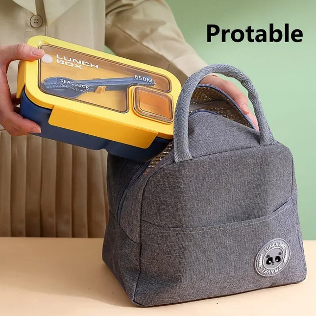 850ml/1100ml Lunch Box Microwave Portable Bento Boxes with Tableware for Kids