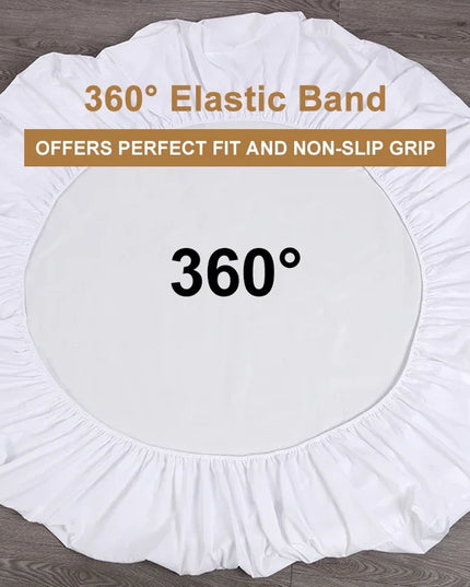 Anqianny Waterproof Fitted Sheet - Soft Polyester for Queen/King/Twin