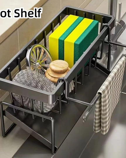Kitchen Sink Drain Rack 
Self-draining Sink rack for Detergent, Sponge, Rag Towe, Rack Filter