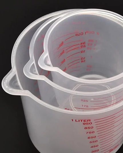 3pcs Baking Liquid Measuring Cups 250/500/1000ml