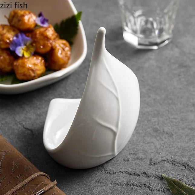 Creative Ceramic Dinner Plates - Irregular Design for Sushi & Snacks