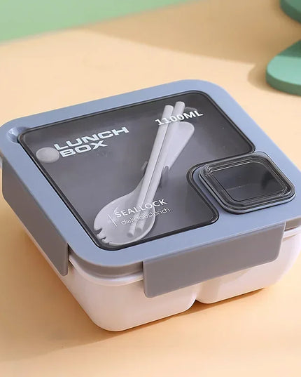 850ml/1100ml Lunch Box Microwave Portable Bento Boxes with Tableware for Kids