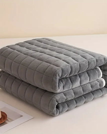 Anqianny Quilted Mattress Topper - Soft Velvet & Anti-Slip Design