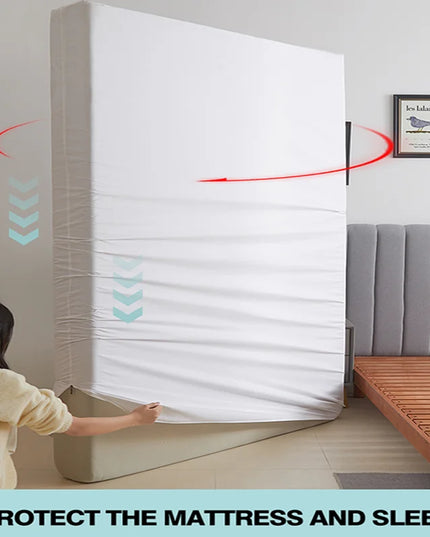 Waterproof Mattress Protector with Zipper - Soft & Noiseless Cover