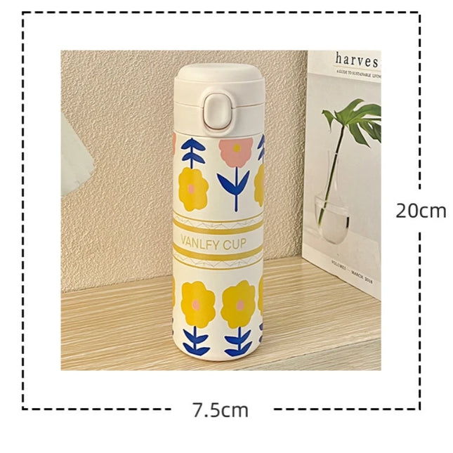 500ml Stainless Steel Thermal Bouncing Cover Bottle