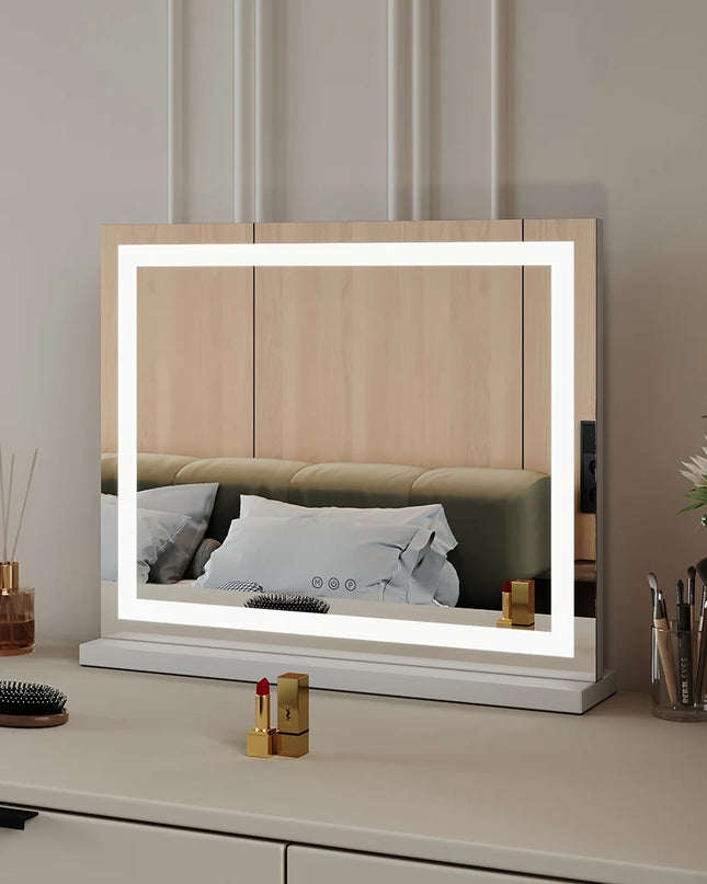Modishion LED Makeup Mirror - 3 Color Modes & Touch Control