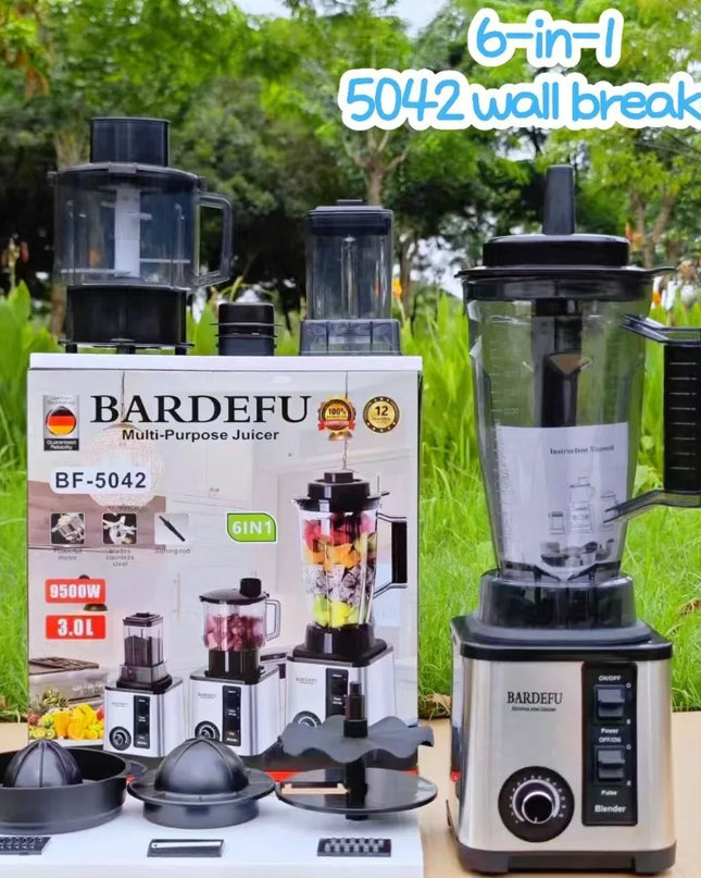 BIAONU 220V 3L 6-in-1 Blender - Stainless Steel Large Capacity