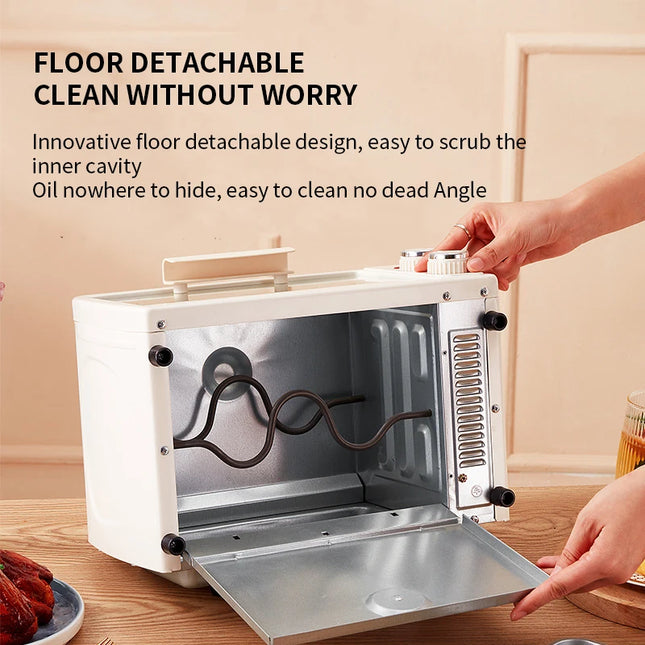 RoyalStar 16L Mini Electric Oven - Multi-Function with Timer Control